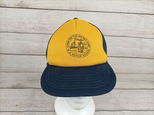 Vintage Cubs On the Go-Day Camp WD Boyce Council Baseball Hat Yellow Blue